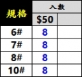 雙色高速轉環-入數